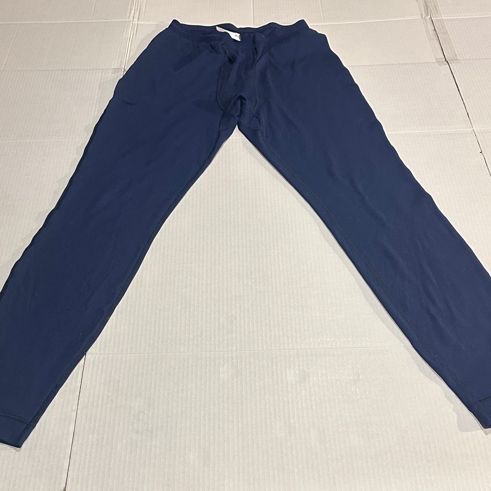 Patagonia performance base layer Capilene Navy Blue Pants with elastic waist